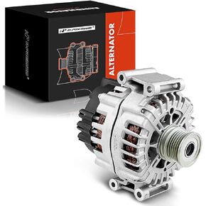 A-Premium Alternator Compatible with Mercedes-Benz C350 GLK350 2013-2015, E350 2013-2014, GLE350 2016-2018, SLK350 2013-2016, V6 3.5L, 180Amp 12V 6-Groove Pulley Clockwise