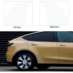 Tesla Model Y حاجز خلفي شفاف لحماية الطلاء، طقم ملحقات الباب الخلفي السميك، 8.5 مل من مادة TPU PPF، غلاف سيارة مرن ذاتي الشفاء، ضمان 10 سنوات in Kuwait