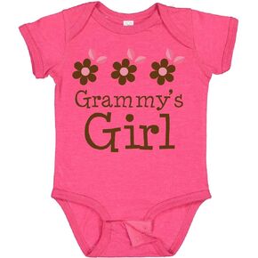 inktastic Grammy's Girl Daisies Baby Bodysuit
