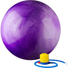 Black Mountain Products 2000lbs Static Strength Multi Colored Stability Ball