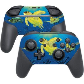 MightySkins Skin Compatible with Nintendo Switch Pro Controller - Turtle Dreams | Protective, Durable, and Unique Vinyl Decal wrap Cover | Easy to Apply, Remove, and Change Styles | Made in The USA