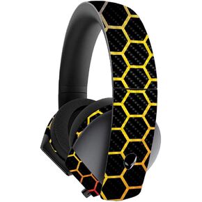 MightySkins Carbon Fiber Skin for Alienware 7.1 Gaming Headset - Black Hills | Protective, Durable Textured Carbon Fiber Finish | Easy to Apply, Remove, and Change Styles | Made in The USA