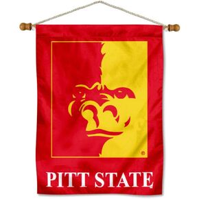 Pittsburg State Gorillas Banner with Hanging Pole