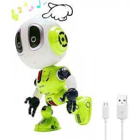 روبوت ناطق للأطفال - ألعاب ذكية جديدة للأولاد والبنات من عمر 3 إلى 9 سنوات، ألعاب روبوت شحن USB رائعة للأولاد والبنات بعمر 3 سنوات فما فوق (أخضر) in Kuwait