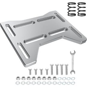 FVRITO Adjustable Motor Engine Mount Adapter Plate for Predator 212cc 196cc 224cc 97cc Mini Bike Coleman CT200U BT200X CC100X Baja Doodlebug DB30 GX160 OHV Small Clone Engine Performance Parts