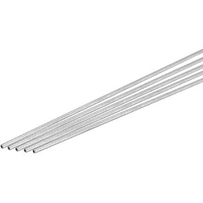 uxcell 304 Stainless Steel Round Tube 1mm OD 0.15mm Wall Thickness 300mm Length 5 Pcs