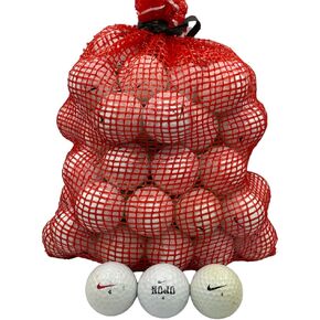 Golf Ball Planet 72 Used Golf Balls for Nike in Mesh Bag 3A/2A Condition
