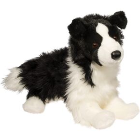 Douglas Chase Border Collie Dog Plush Stuffed Animal