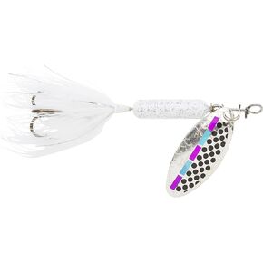 Yakima Bait Wordens Original Rooster Tail 1/4oz Spinner Lure, 3 Pack- Tinsel Shad
