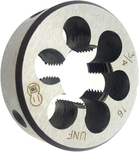 3/4-16 Die Round Right Hand 3/4x16 Thread Die RH, 3/4 x 16 Threading Tool Die 3/4-16 Handle Thread Die Machine, 3/4"-16 Die Cutting Tool in Saudi Arabia