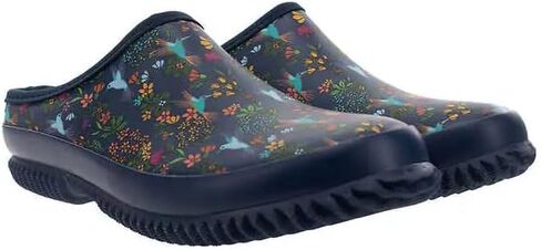 Western Chief Women's Waterproof Slip-On Garden Clog Hummingbird - Navy Blue in Saudi Arabia