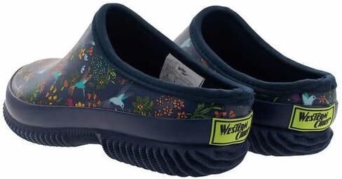 Western Chief Women's Waterproof Slip-On Garden Clog Hummingbird - Navy Blue in Saudi Arabia
