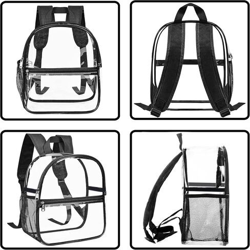 Mini Clear Backpack, Stadium Approved Clear Backpack, Waterproof Transparent Concert Bag,Fit For Stadium, Music Festival Concerts in Saudi Arabia
