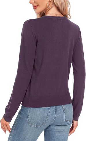 Women Summer Knit Shirt Blouse V Neck Short Sleeve Pullover Sweater Tops in Saudi Arabia