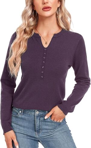 Women Summer Knit Shirt Blouse V Neck Short Sleeve Pullover Sweater Tops in Saudi Arabia