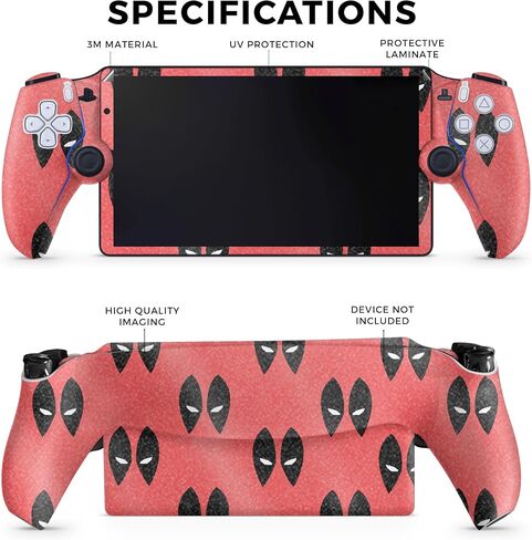 Carbon Fiber Gaming Skin Compatible with PS5 Portal Remote Player - Artic Camo - Premium 3M Vinyl Protective Wrap Decal Cover - Easy to Apply | Crafted in The USA by MightySkins in Saudi Arabia