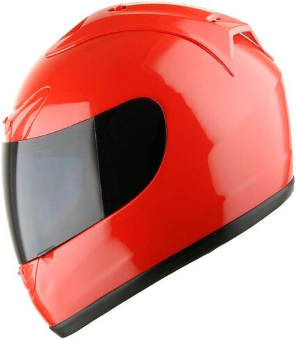 1Storm New Motorcycle Bike Full Face Helmet JH901 Matt Black + One Extra Clear Shield: JH901 in Kuwait