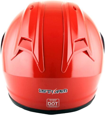 1Storm New Motorcycle Bike Full Face Helmet JH901 Matt Black + One Extra Clear Shield: JH901 in Kuwait