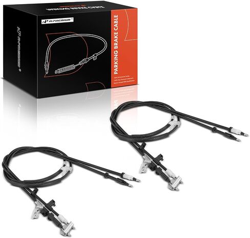 A-Premium Rear Driver and Passenger Side Parking Brake Cable Assembly Compatible with Ford Models: Escape 2013, 2-PC Set - Replace# CV6Z2A603F in Saudi Arabia