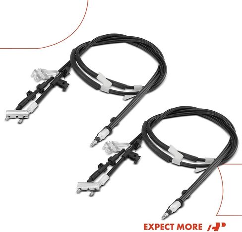 A-Premium Rear Driver and Passenger Side Parking Brake Cable Assembly Compatible with Ford Models: Escape 2013, 2-PC Set - Replace# CV6Z2A603F in Saudi Arabia