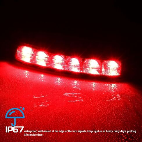 مجموعة مصابيح خلفية LED مدخنة لفرامل الدراجات النارية، إشارات انعطاف مدمجة متوافقة مع Harley Touring FLHTK Ultra Limited Road Glide Street Glide in Kuwait
