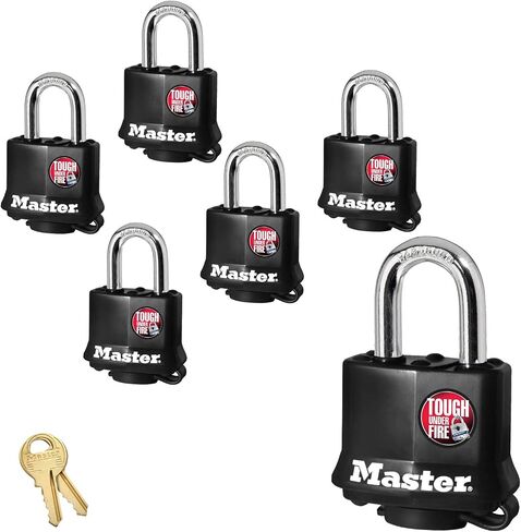 Master Lock (1) Keyed Alike Padlock w/Thermoplastic Coating - 311KA-1 in Saudi Arabia