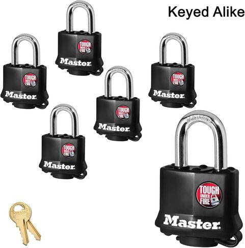 Master Lock (1) Keyed Alike Padlock w/Thermoplastic Coating - 311KA-1 in Saudi Arabia