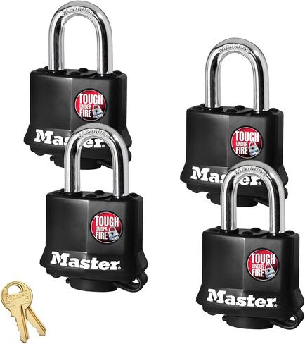 Master Lock (1) Keyed Alike Padlock w/Thermoplastic Coating - 311KA-1 in Saudi Arabia