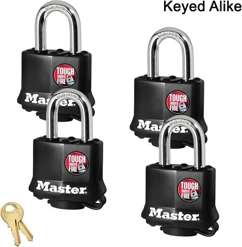Master Lock (1) Keyed Alike Padlock w/Thermoplastic Coating - 311KA-1 in Saudi Arabia