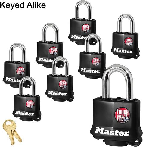 Master Lock (1) Keyed Alike Padlock w/Thermoplastic Coating - 311KA-1 in Saudi Arabia