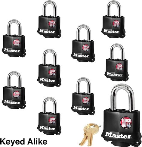 Master Lock (1) Keyed Alike Padlock w/Thermoplastic Coating - 311KA-1 in Saudi Arabia