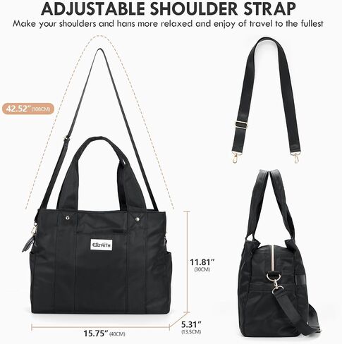 Travel Duffle Bag for Women, Womens Weekender Travel Bag Overnight Bags Personal Item Bag for Airlines Sports Gym Tote Bags in Saudi Arabia