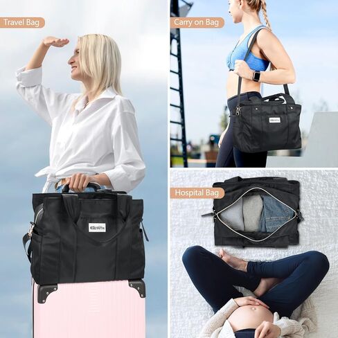 Travel Duffle Bag for Women, Womens Weekender Travel Bag Overnight Bags Personal Item Bag for Airlines Sports Gym Tote Bags in Saudi Arabia