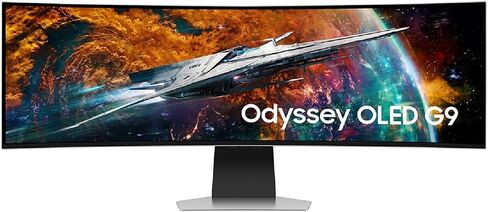 SAMSUNG LS49CG954SNXZA-RB شاشة ألعاب ذكية منحنية مقاس 49 بوصة Odyssey Neo G9 OLED 5120x1440 240 هرتز - مُجددة معتمدة in Kuwait
