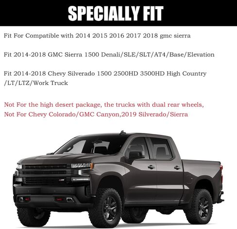 JERBOR 4Pack Silicone Pickup Trucks BedRail Stake Pocket Covers for Chevy Silverado 1999-2014 and GMC Sierra 2010-2014 Truck Bed Rail Stake Pocket Plugs in Kuwait