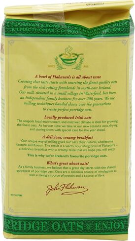 FLAHAVAN'S Irish Porridge Oats, 17.5-Ounce Bags (Pack of 6) in Saudi Arabia