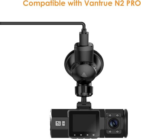 VANTRUE N2 Pro(2023) منفذ USB من النوع C مثبت على الزجاج الأمامي للسيارة in Kuwait