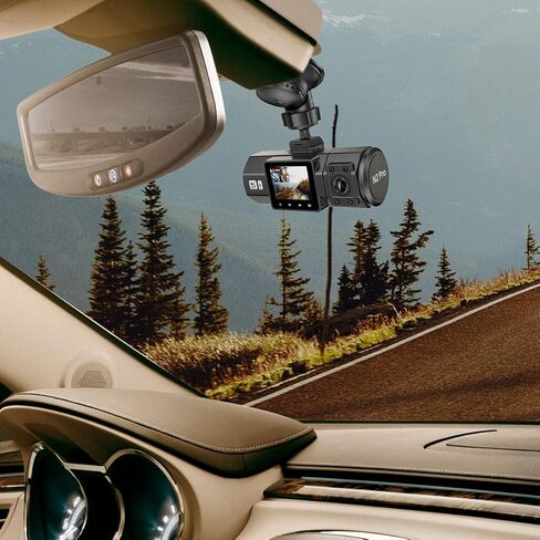 VANTRUE N2 Pro(2023) منفذ USB من النوع C مثبت على الزجاج الأمامي للسيارة in Kuwait