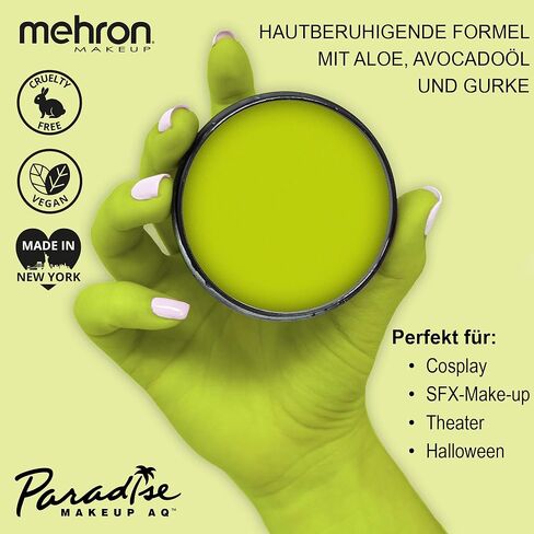 طلاء الوجه والجسم من لوفتوس إنترناشيونال ميهرون ميك اب بارادايس AQ، ليموني: سلسلة تروبيكال - 40 جم منتج مبتكر in Kuwait