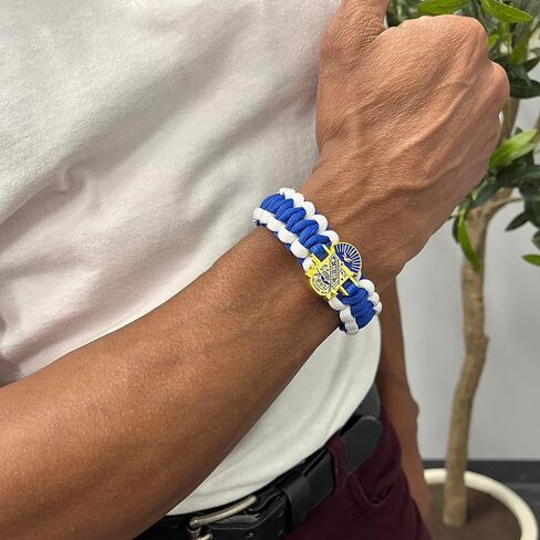 سوار Paracord من Desert Cactus Phi Beta Sigma Fraternity Gold Crest - حجم قابل للتعديل in Saudi Arabia