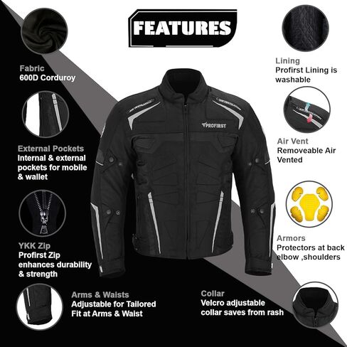 سترة واقية للدراجة النارية للرجال سترة دراجة نارية للطرق الوعرة سترة دراجة نارية مدرعة CE Dualsports إندورو in Kuwait