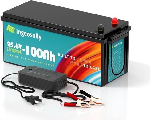 100Ah 12V MINI LiFePO4 Battery 1280Wh Grade A Cells Lithium Battery with 100A BMS, Deep Cycle Lithium Iron Phosphate Rechargeable Batteries in Saudi Arabia