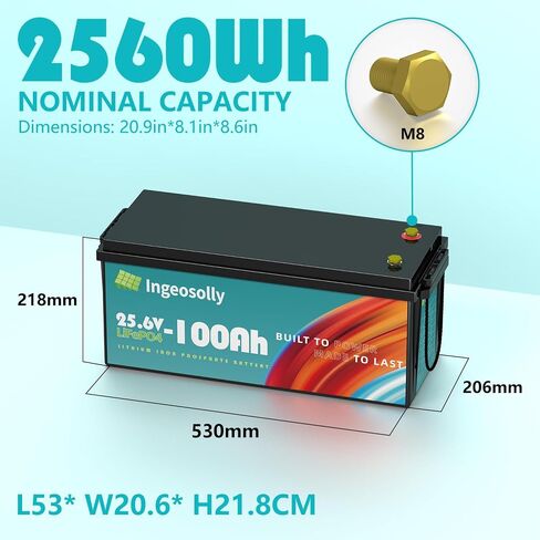 100Ah 12V MINI LiFePO4 Battery 1280Wh Grade A Cells Lithium Battery with 100A BMS, Deep Cycle Lithium Iron Phosphate Rechargeable Batteries in Saudi Arabia