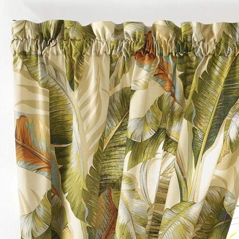 ستارة الحمام Tommy Bahama Home Palmiers، مقاس 72 × 96، باللون الأخضر in Saudi Arabia
