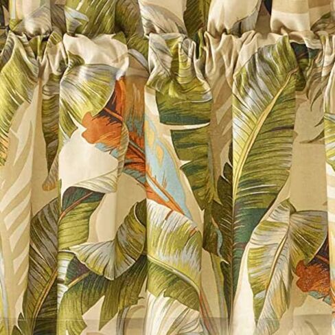 ستارة الحمام Tommy Bahama Home Palmiers، مقاس 72 × 96، باللون الأخضر in Saudi Arabia