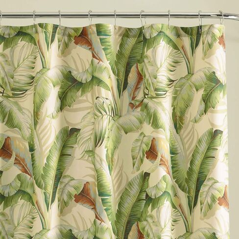 ستارة الحمام Tommy Bahama Home Palmiers، مقاس 72 × 96، باللون الأخضر in Saudi Arabia