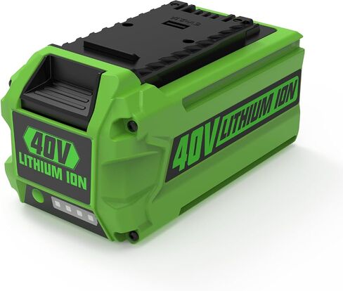 بطارية ليثيوم بديلة Powilling 40 فولت 6.5 أمبير في الساعة لبطارية GreenWorks 29462 أدوات كهربائية G-MAX 40 فولت 29252 20202 22262 in Saudi Arabia