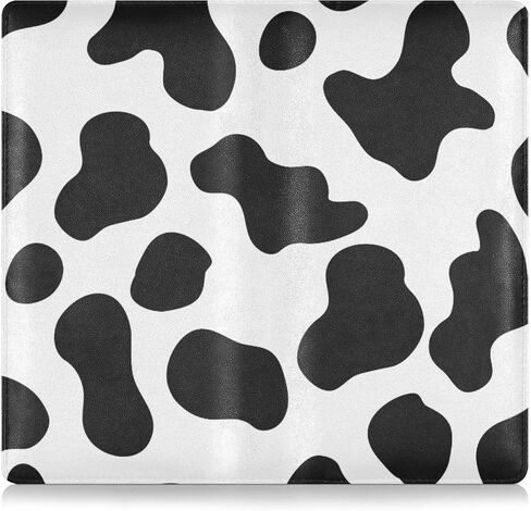 Cow Markings Car Registration and Insurance Holder Vehicle Glove Box Organizer Car Accessories Wallet Case for Women Men H020037 in Saudi Arabia