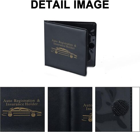 حامل بطاقات التأمين والتسجيل للسيارة، محفظة حافظة لتنظيم وثائق السيارة، وتأمين تسجيل السيارات وحامل وثائق بطاقة الهوية للسيارة والشاحنات وسيارات الدفع الرباعي والمركبات in Kuwait