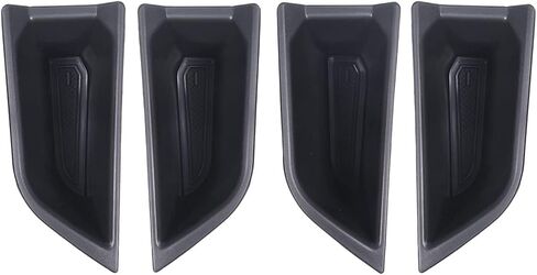 Car Front Rear Door Storage Box Compatible with Audi Q4 E-Tron Car Front Rear Side Door Handle Storage Box Organizer Tray Door Armrest Organizer Handle Pocket Tray Insert Glove Pallet Tray Accessories in Saudi Arabia